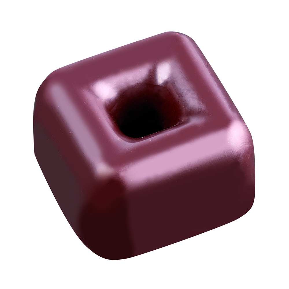 Первое дополнительное изображение для товара Поликарбонатная форма для конфет ПРАЛИНЕ квадрат 21 шт, (Pavoni, Италия), арт. PC51