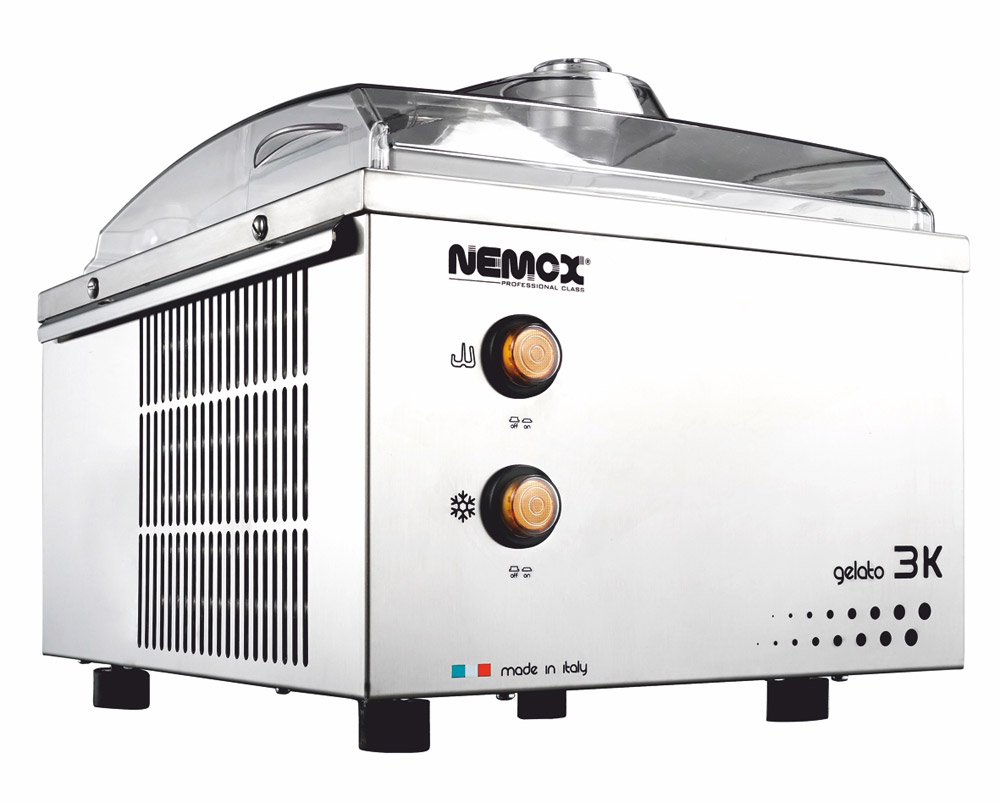 Первое дополнительное изображение для товара Профессиональный фризер для мороженого Nemox Gelato 3K (чаша 1,7л)