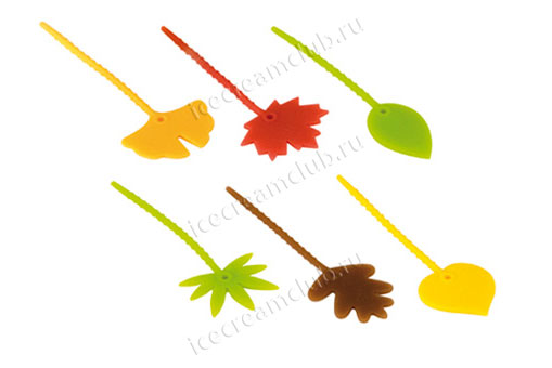 Второе дополнительное изображение для товара Значки для кружек myDrink (листья), 6 шт Tescoma 308830
