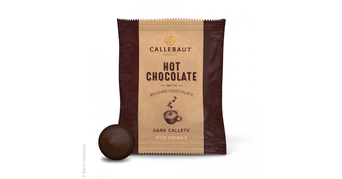 Второе дополнительное изображение для товара Горячий шоколад порционный темный 54.5%, 25 пакетиков, Callebaut арт 811NV-T97