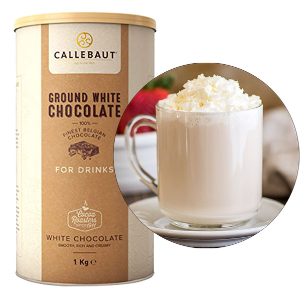 Белый шоколад 20,8% (порошок) для горячего шоколада (Callebaut, Бельгия), 1 кг арт CHW-X2929P-EO-X71