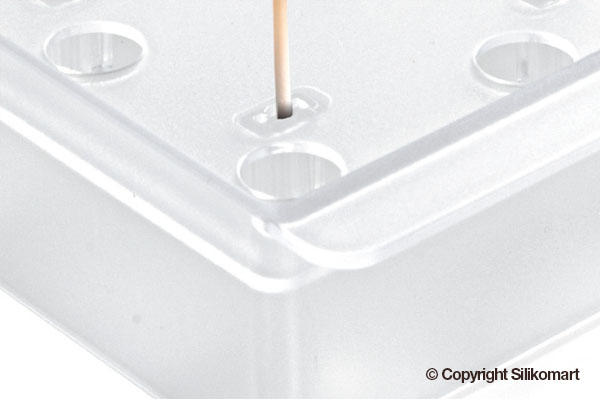 Пятое дополнительное изображение для товара Подставка для мини-эскимо, кейк-попсов, леденцов на палочке Espogel Up Mini (Silikomart, Италия)