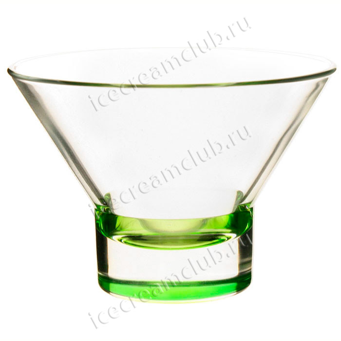 Второе дополнительное изображение для товара Креманки Bormioli Rocco Ypsilon (зеленые), набор 2шт*375мл