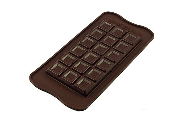 Первое дополнительное изображение для товара Форма для шоколадных конфет ИЗИШОК «Плитка стандарт» (EasyChoc Silikomart, Италия) SCG37