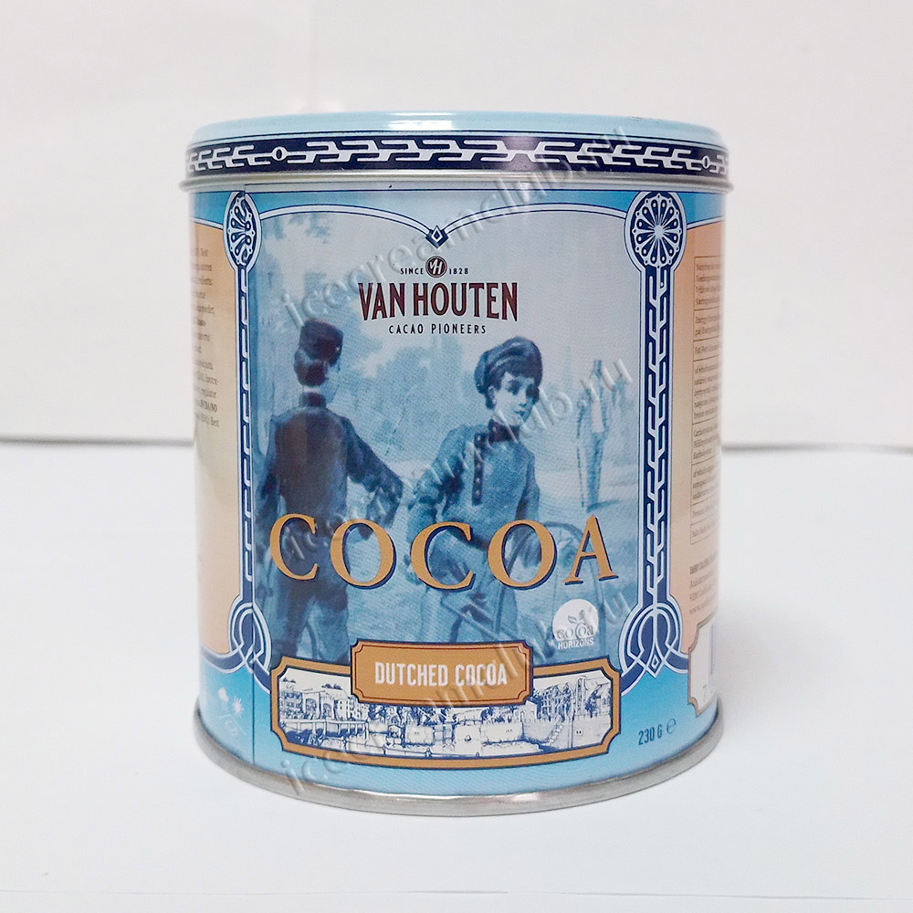 Третье дополнительное изображение для товара Какао-порошок VH Cacao tin small 230г в банке, Van Houten VM-78136-V99