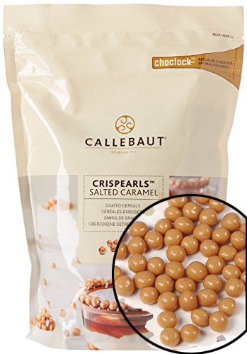 Хрустящие шарики (жемчужины) Callebaut Crispearls, соленая карамель (0,8 кг), арт. CEF-CC-CARAMEL-W97