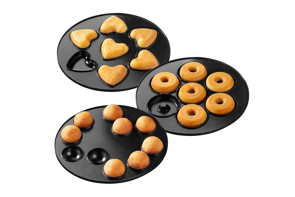 Второе дополнительное изображение для товара Мультимейкер "3 в 1" Princess 132700 для десертов: кейк-попсы, пончики, булочки