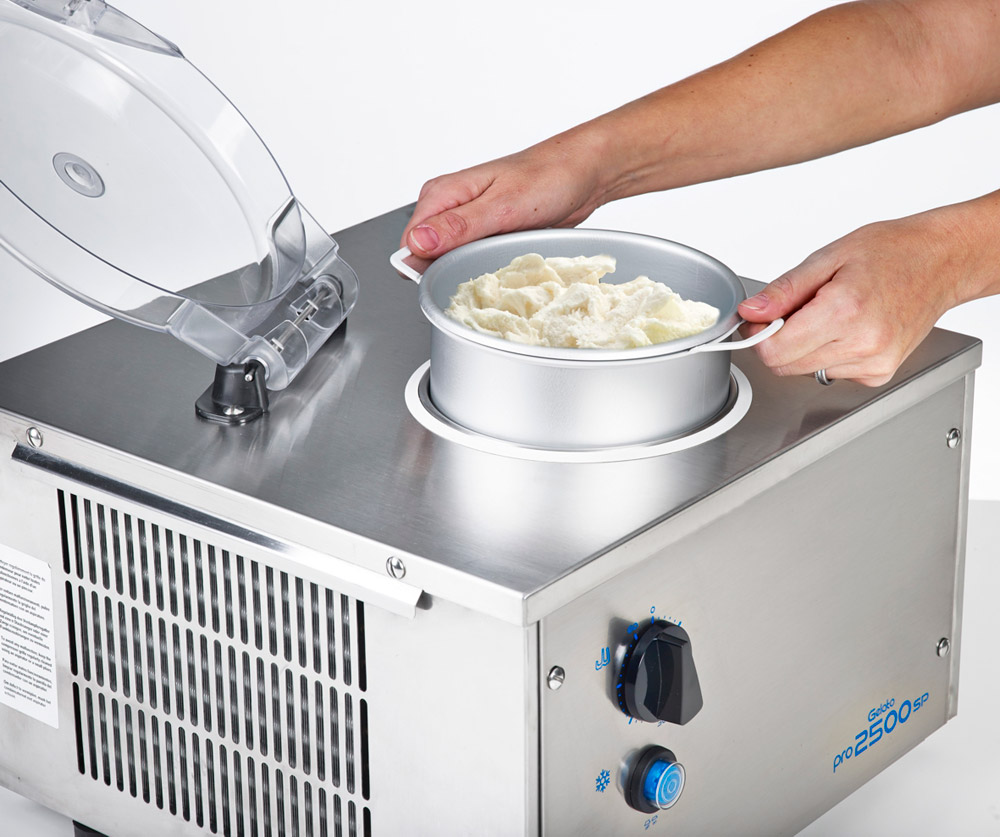 Первое дополнительное изображение для товара Профессиональный фризер для мороженого Nemox Chef 2500 SP (чаша 2,5л)