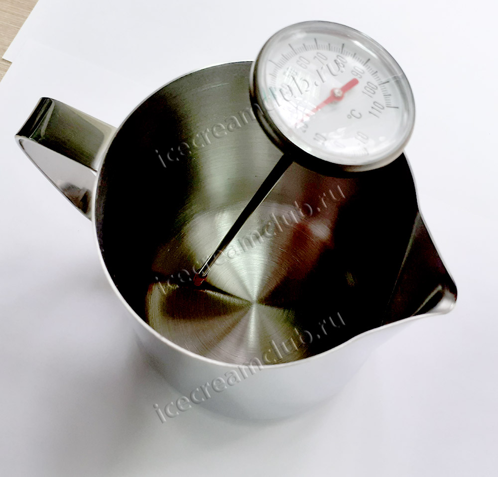 Второе дополнительное изображение для товара Термометр для молока Doppio, щуп 15 см