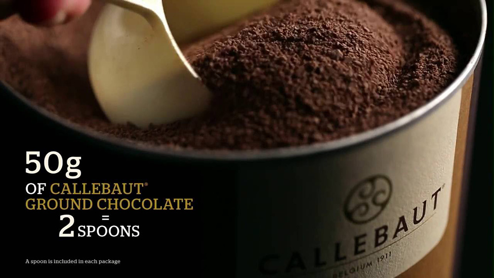 Первое дополнительное изображение для товара Темный шоколад 50,1% (порошок) для напитков Ground Dark Chocolate (Callebaut, Бельгия), 1 кг арт CHD-X5226P-X71