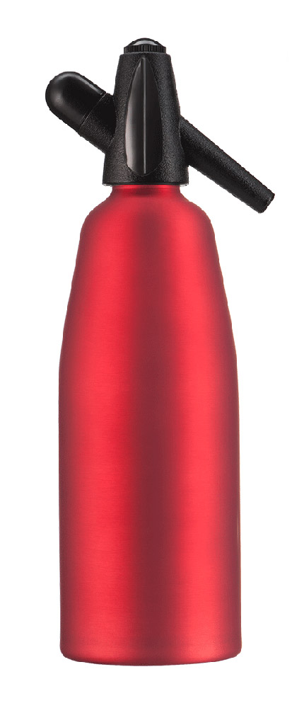 Первое дополнительное изображение для товара Сифон для газировки O!range 1л. красный (red matte)
