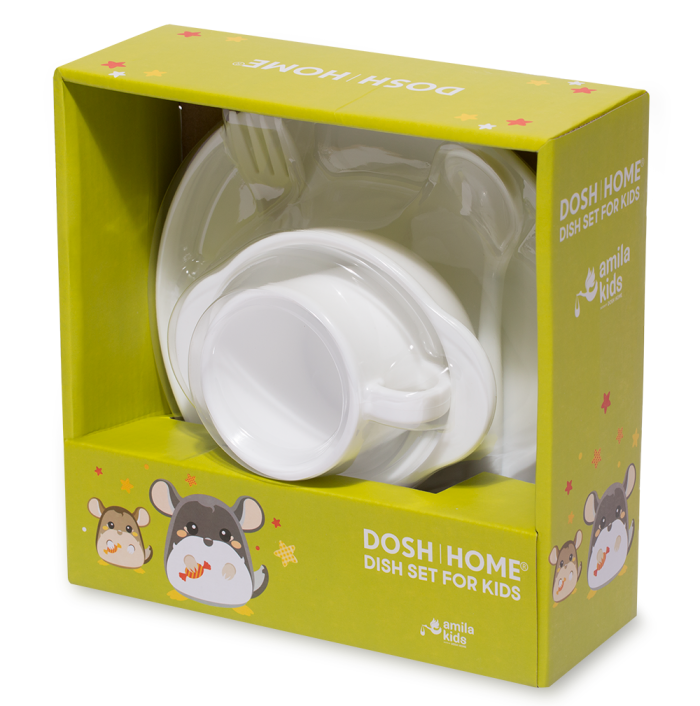 Набор посуды для детей AMILA KIDS (белый) DOSH HOME 400210