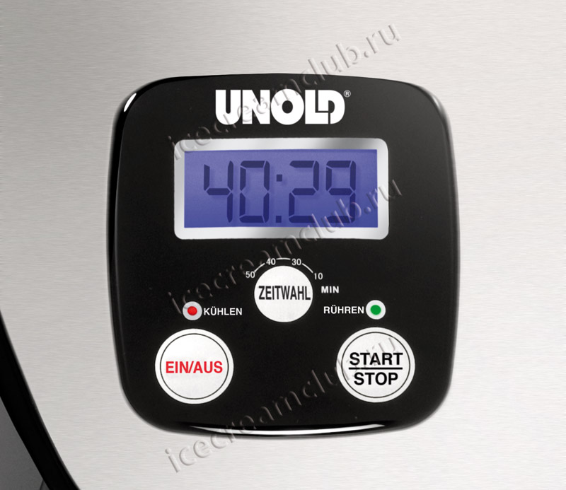 Третье дополнительное изображение для товара Автоматическая мороженица Unold De Luxe 1.5л, mod. 48816