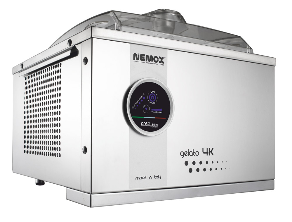 Первое дополнительное изображение для товара Профессиональный фризер для мороженого Nemox Gelato 4K Touch (чаша 2,5л)