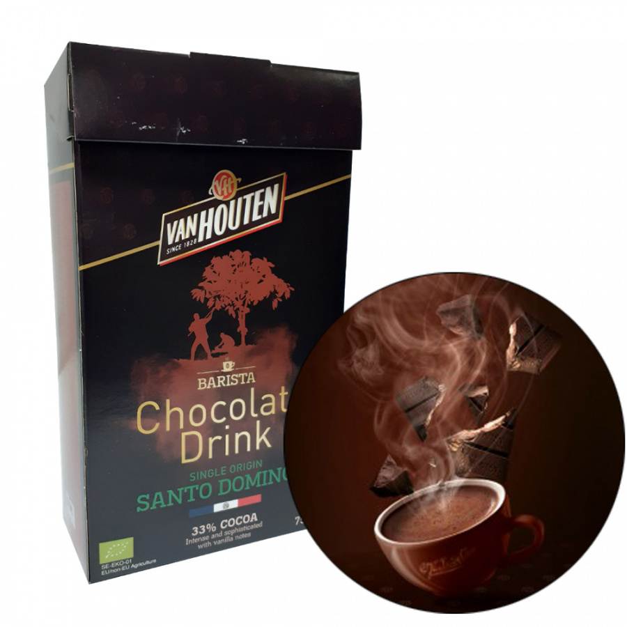 Смесь для горячего шоколада Santo Domingo 0.75 кг, Van Houten VM-61123-V99