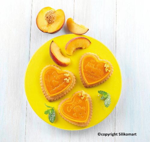 Первое дополнительное изображение для товара Формы для печенья с начинкой Cookie Choc «Сердце» (Silikomart, Италия) CKC03