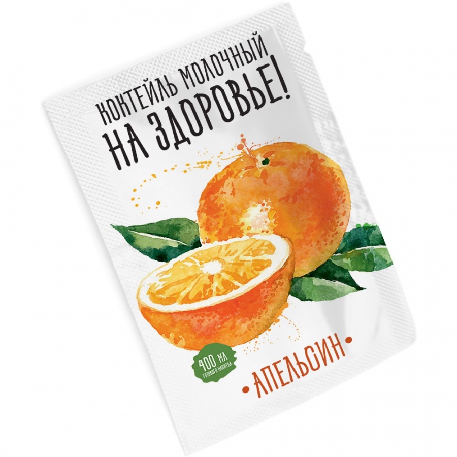 Молочный коктейль (смесь сухая) «На Здоровье!» Апельсин. 14 г х 10 шт. (Актиформула, Россия)