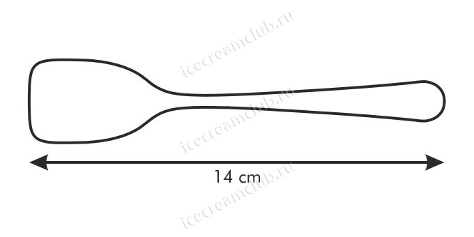 Первое дополнительное изображение для товара Ложечки для мороженого Tescoma, 3 шт 391427