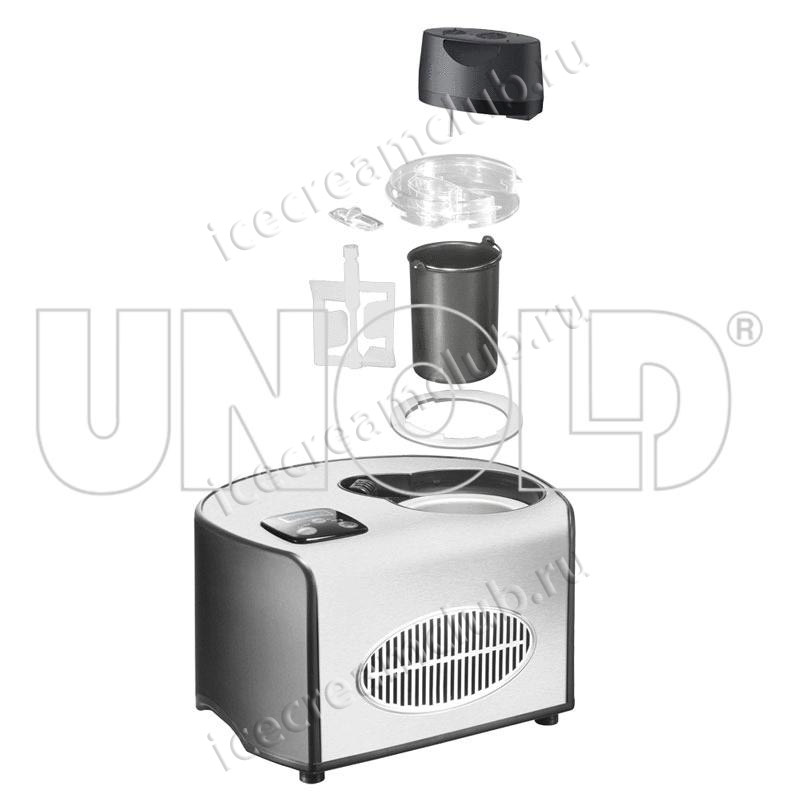 Первое дополнительное изображение для товара Автоматическая мороженица Unold De Luxe 1.5л, mod. 48816