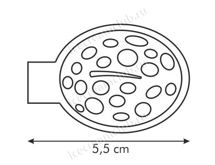 Первое дополнительное изображение для товара Форма для выпечки и шоколада «Орешек» Tescoma, 24 шт 631452