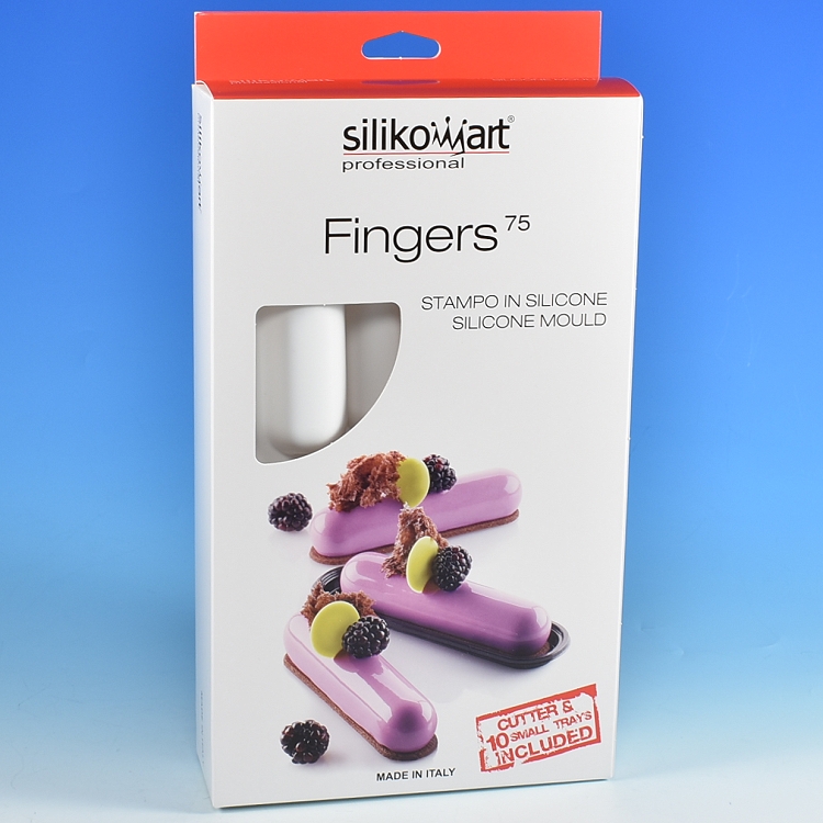 Двенадцатое дополнительное изображение для товара Форма силиконовая «Пальцы 75» (Fingers), Silikomart (Италия)