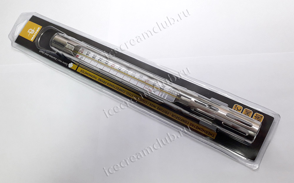 Шестое дополнительное изображение для товара Термометр для карамели (с ручкой) Matfer, 80-200C