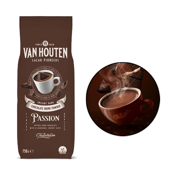 Смесь для горячего шоколада Passion 0.75 кг, Van Houten VM-75974-V46
