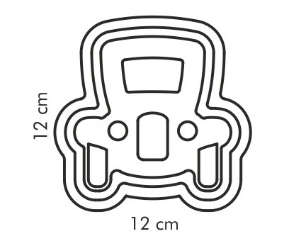 Четвертое дополнительное изображение для товара Универсальная формочка «Машинка» DELICIA KIDS, Tescoma 630946