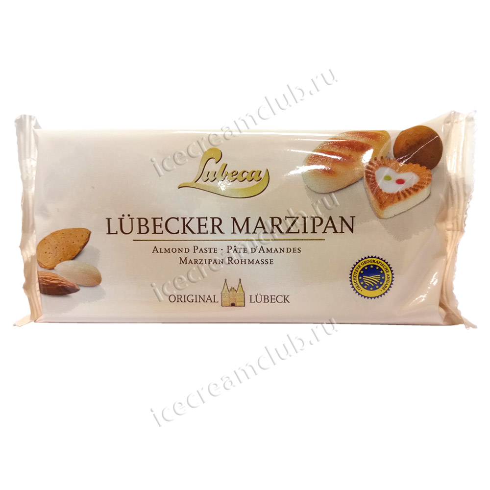 Второе дополнительное изображение для товара Марципан 52% Lubeca (сахарно-миндальная паста) – 200г (Германия)