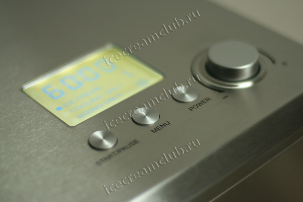 Третье дополнительное изображение для товара Автоматическая мороженица Gastrorag 2L ICM-2031 (уценка - вмятина на корпусе)