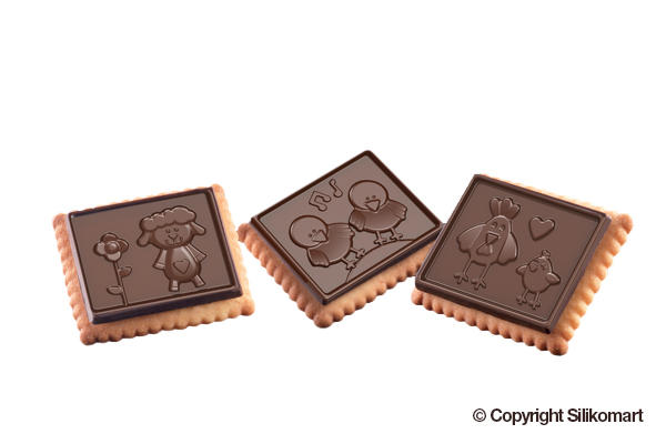 Четвертое дополнительное изображение для товара Набор для печенья c начинкой Cookie Choc «Деревенское» (Silikomart, Италия) CKC13