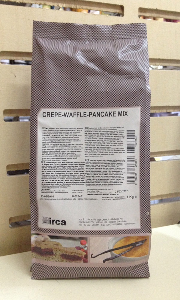 Четвертое дополнительное изображение для товара Готовая смесь для вафель, блинов и оладьев – 1 кг (IRCA, Италия)