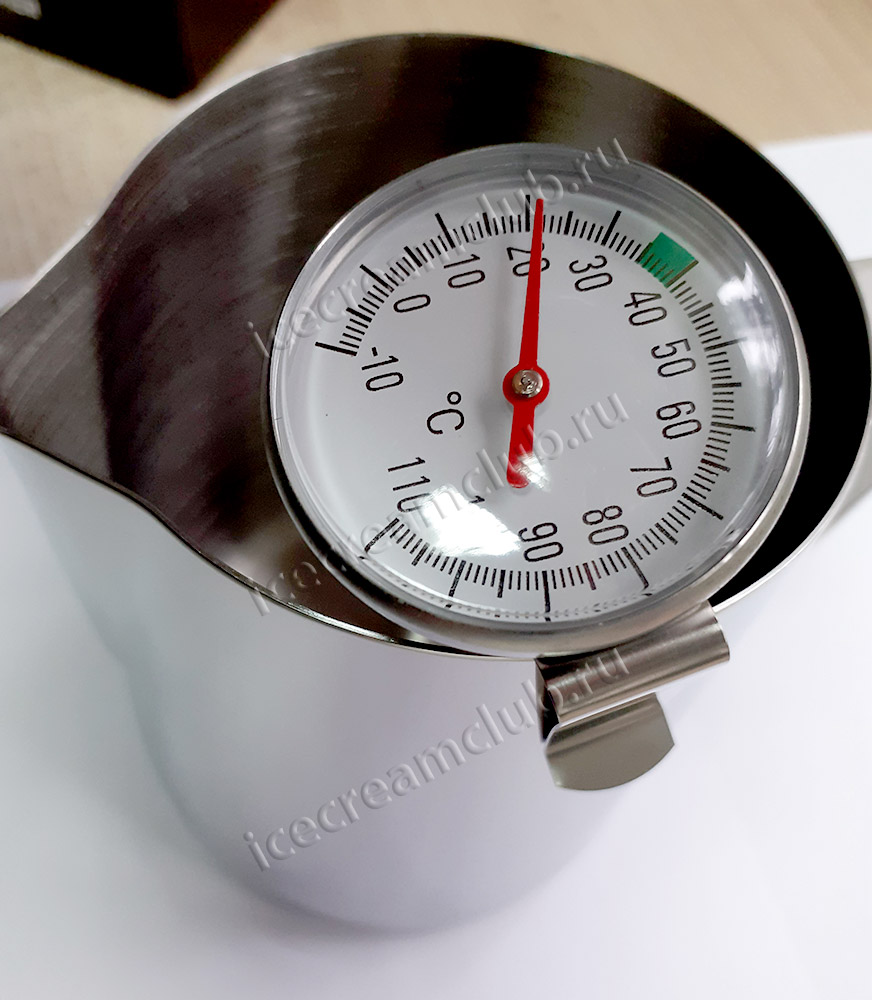 Четвертое дополнительное изображение для товара Термометр для молока Doppio, щуп 15 см