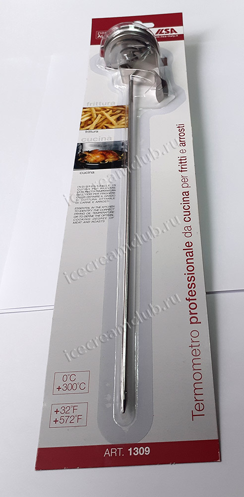 Третье дополнительное изображение для товара Термометр кулинарный с длинным щупом 30 см, ILSA
