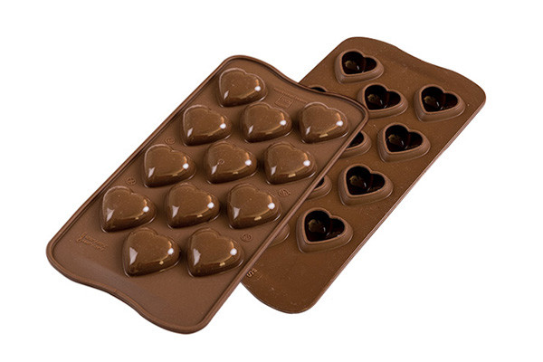 Первое дополнительное изображение для товара Форма для конфет ИЗИШОК «3D Моя любовь» SCG48 (EasyChoc Silikomart, Италия)