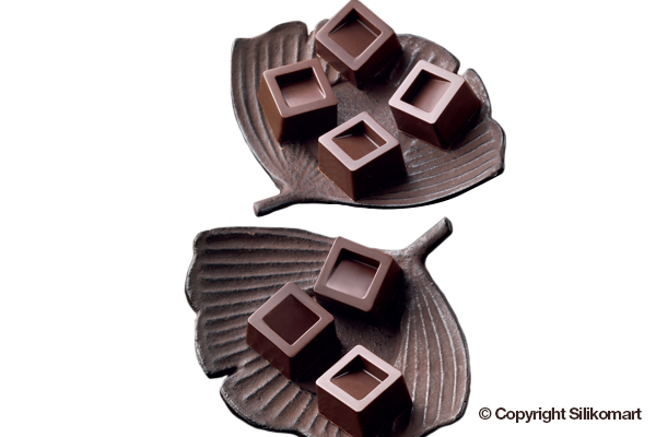 Пятое дополнительное изображение для товара Форма для шоколада ИЗИШОК «Куб» (Easychoc Silikomart, Италия) SCG02
