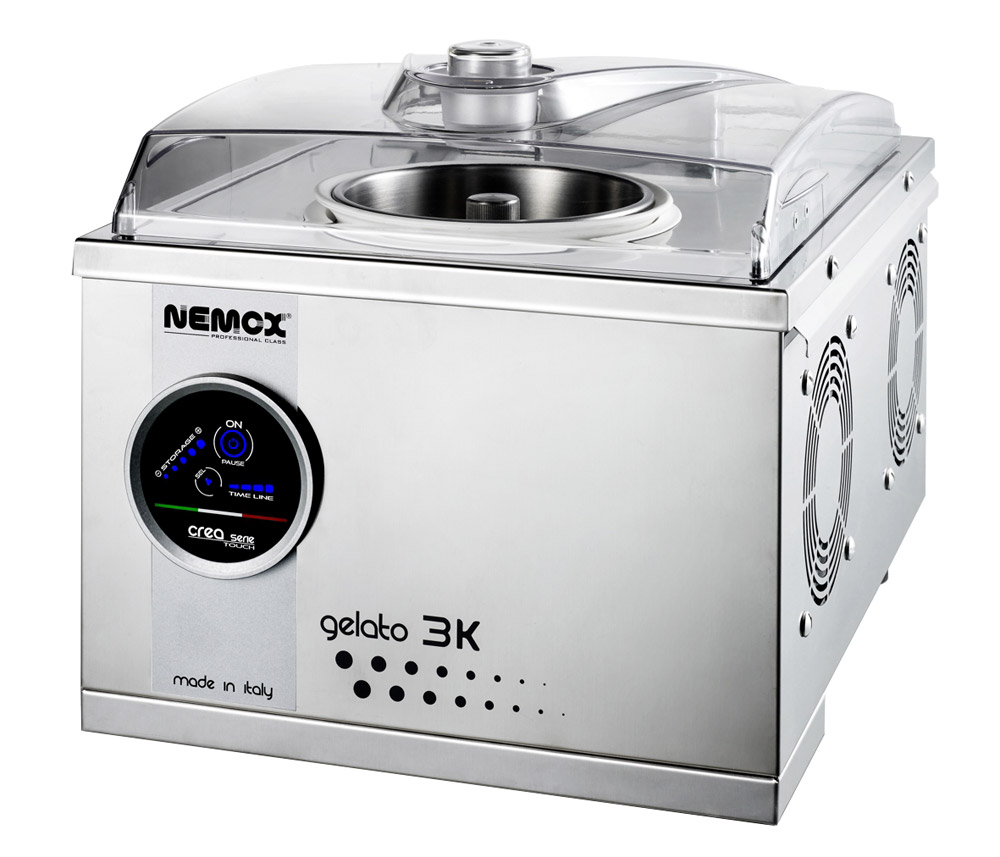 Второе дополнительное изображение для товара Профессиональный фризер для мороженого Nemox Gelato 3K Touch (чаша 1,7л)
