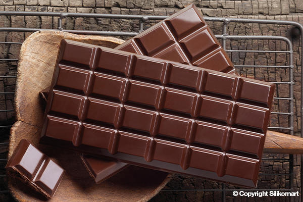 Второе дополнительное изображение для товара Форма для шоколадных конфет ИЗИШОК «Плитка классик» (EasyChoc Silikomart, Италия) SCG36
