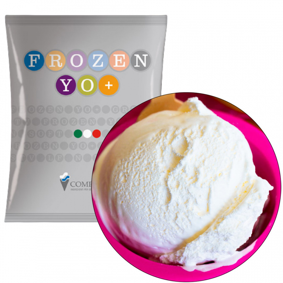 Сухая смесь для мороженого FROZEN YO «Фрозен йогурт греко», пакет 1.2 кг (Comprital, Италия) основное изображение