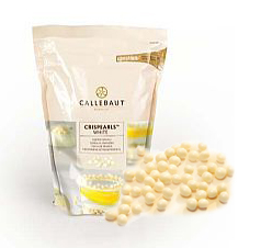 Хрустящие шарики Callebaut Crispearls, белые (0,8 кг) CEW-CC-W1CRISP-809