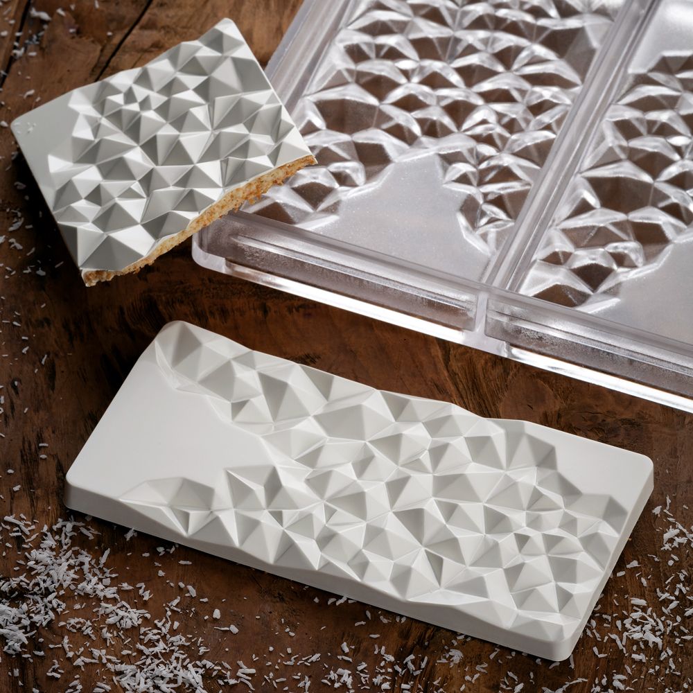 Второе дополнительное изображение для товара Форма для шоколадных плиток «Фрагмент», Pavoni PC5004
