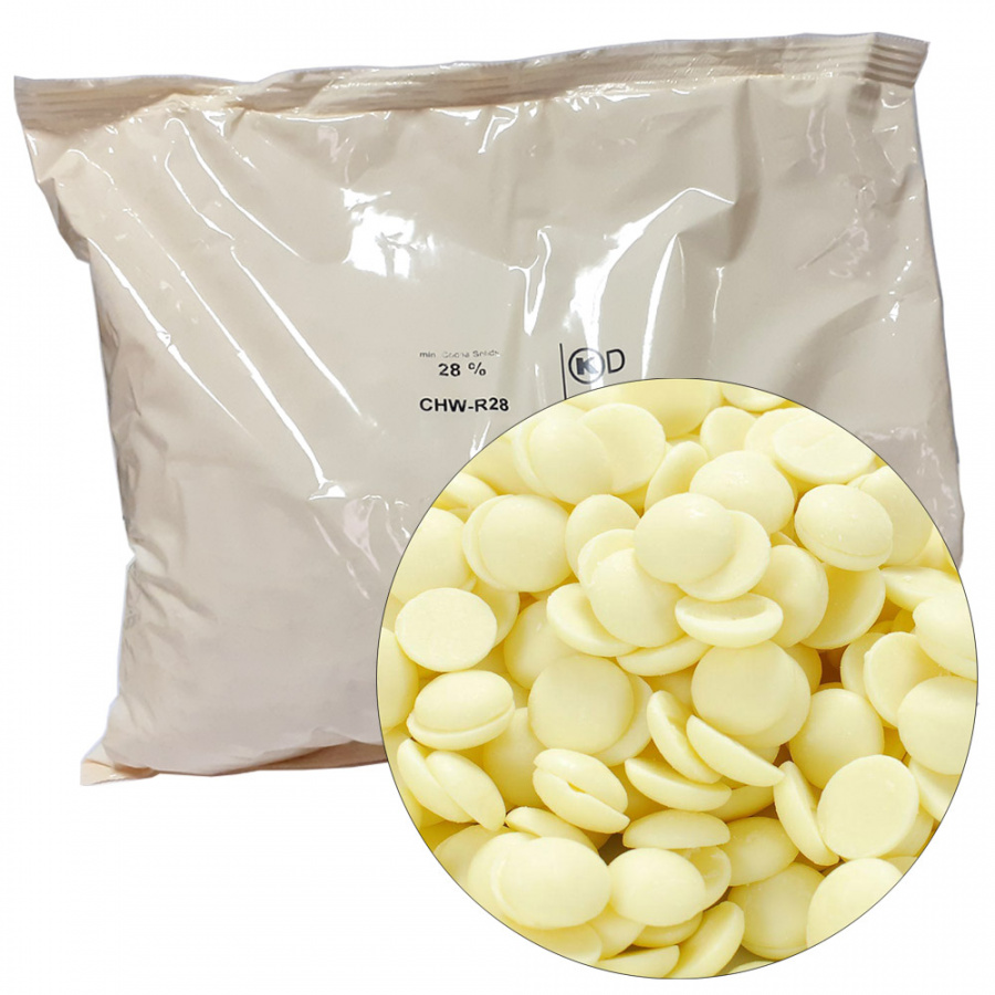 Шоколад белый 28% Sicao – 2.5 кг,  арт. CHW-R28-557