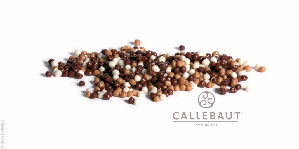 Первое дополнительное изображение для товара Шоколадные шарики хрустящие Mini Crispearls, Callebaut (Бельгия) 425 гр арт. CEM-CC-MINIMIX-999