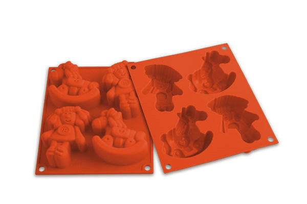 Третье дополнительное изображение для товара Форма силиконовая BabyFlex «Игрушки» (Silikomart, Италия) HSF04