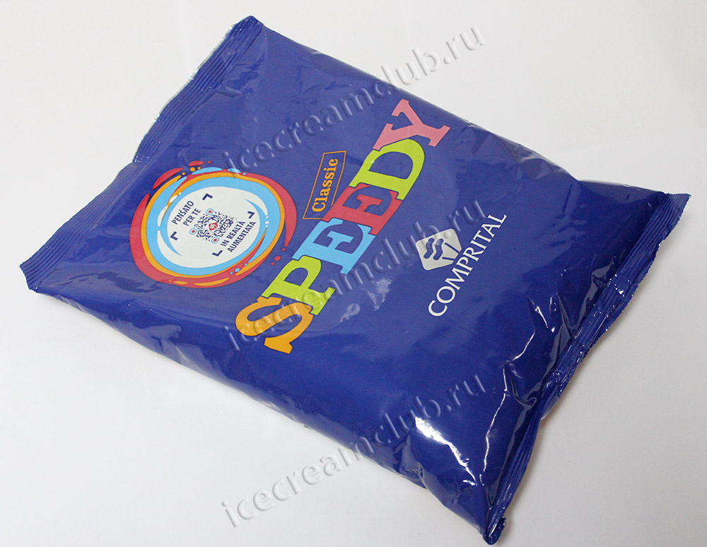 Седьмое дополнительное изображение для товара Сухая смесь для мороженого Speedy Gelato «Швейцарский молочный шоколад», пакет 1,5 кг (Comprital, Италия)