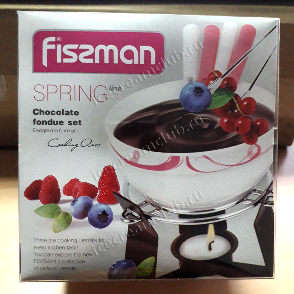 Первое дополнительное изображение для товара Набор для шоколадного фондю (фондюшница) SPRING, Fissman 6305