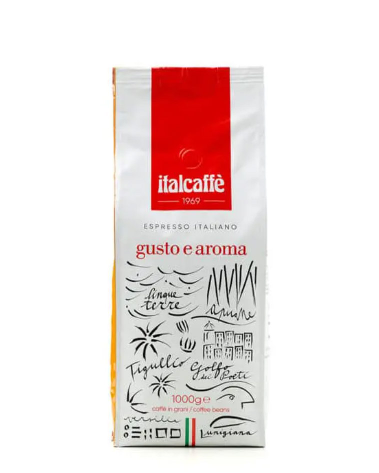Второе дополнительное изображение для товара Кофе в зернах Italcaffe Gusto&Aroma - 1 кг