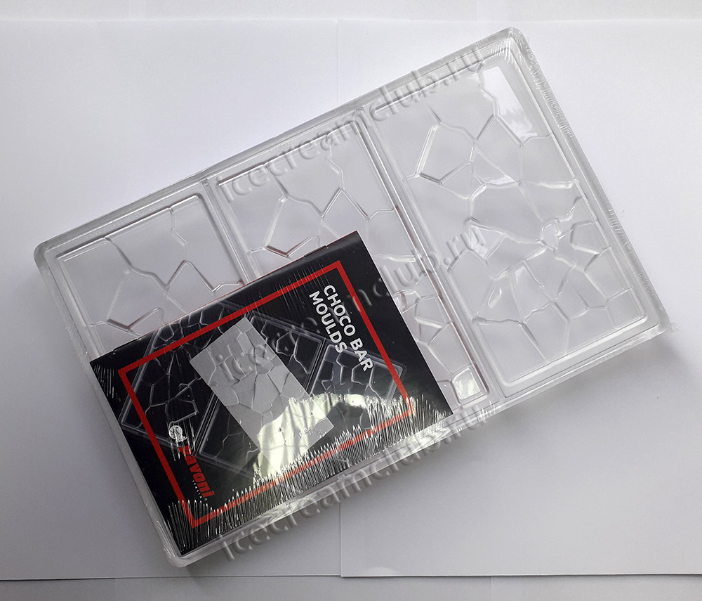 Шестое дополнительное изображение для товара Форма для шоколадных плиток «Осколки», Pavoni PC5002