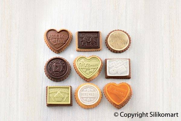 Восьмое дополнительное изображение для товара Формы для печенья с начинкой Cookie Choc «Сладкая жизнь» (Silikomart, Италия) CKC05