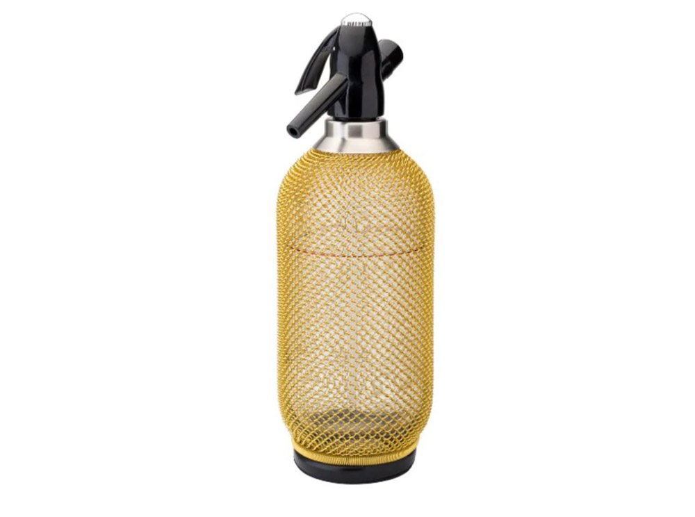 Второе дополнительное изображение для товара Сифон для газирования воды Classic Soda Syphon 1L P.L. Barbossa (стекло), золотой